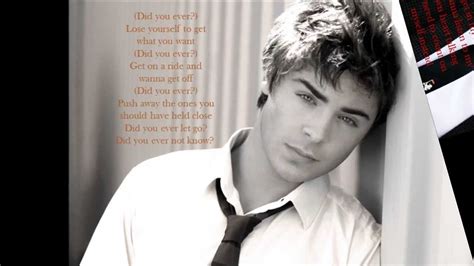 zac efron bet on it lyrics|zac efron novia.